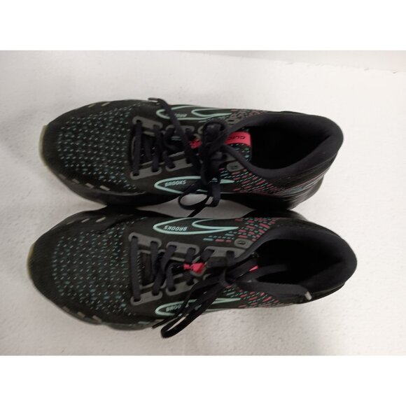 Brooks Glycerin 20 Womens Road Running Shoes Size 7 Black Pink Lace Up Athletic - Picture 2 of 11